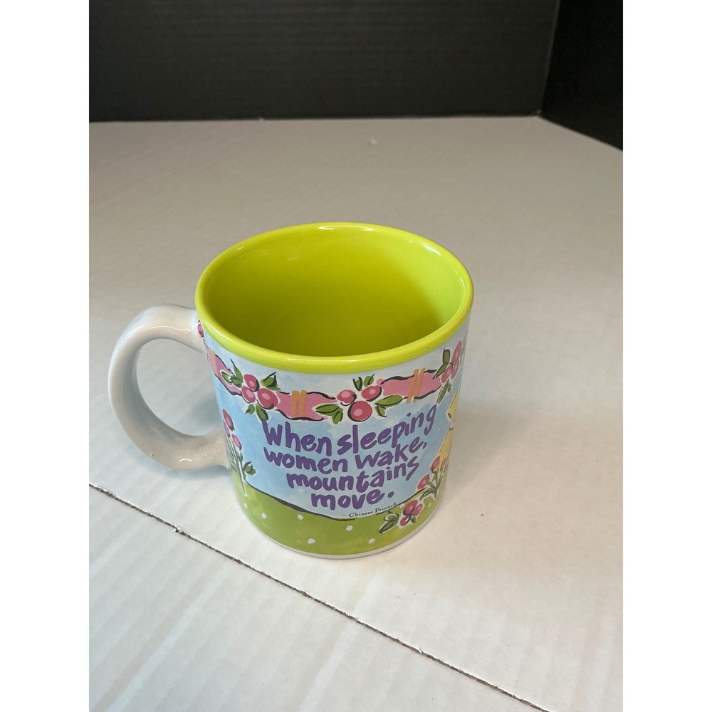 Vintage burton + BURTON "When Sleeping Women Wake" Coffee Mug
